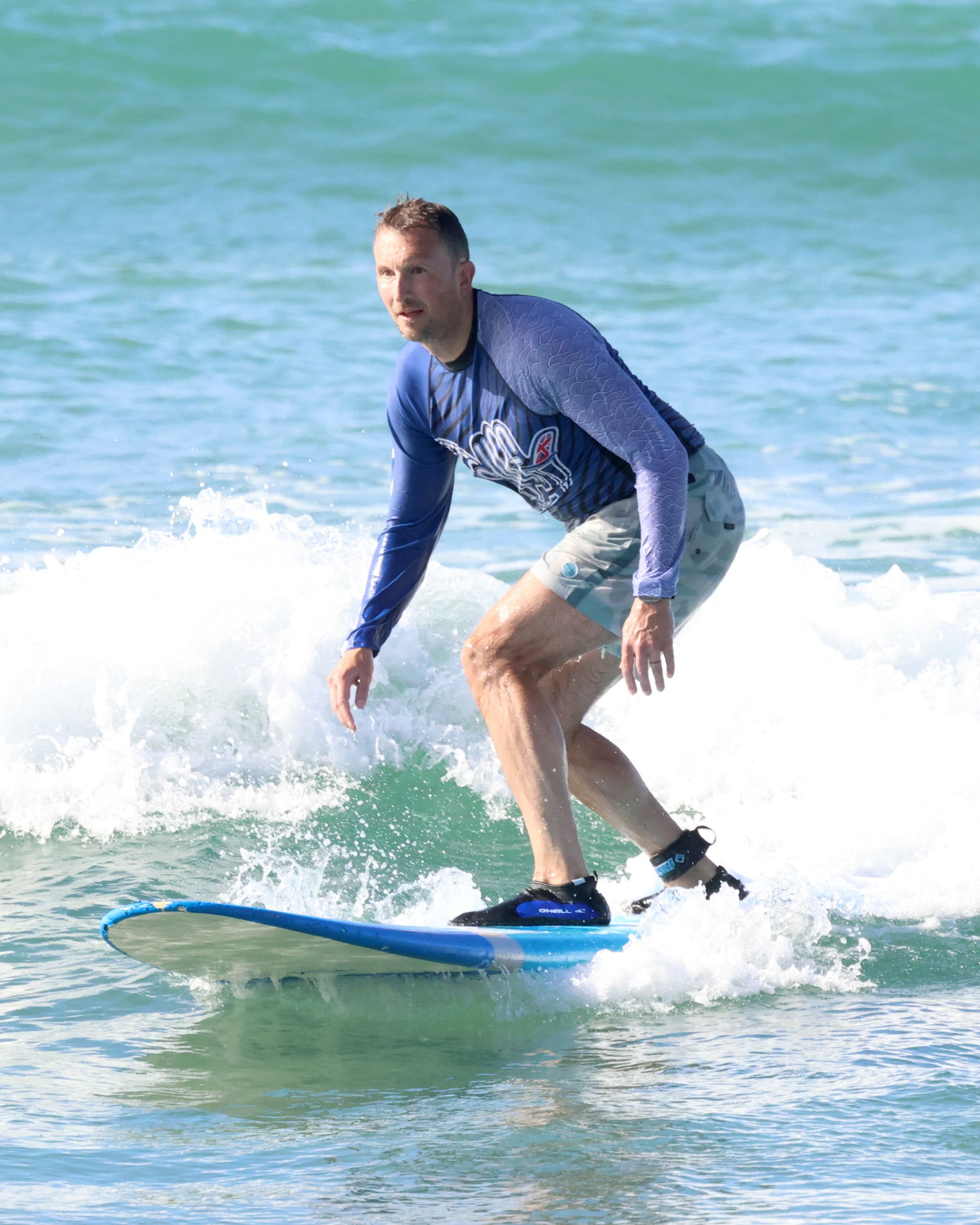 Joe Spencer surfing